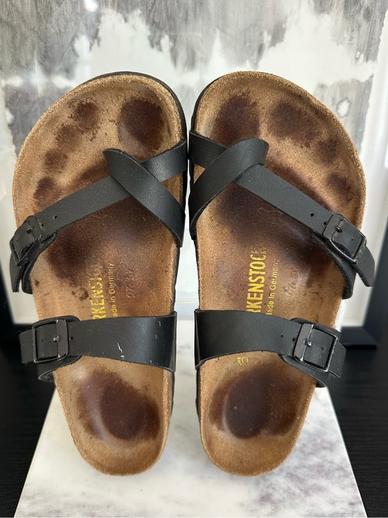 Birkenstock Shoes - Birkenstock Mayari Black Strap Sandals - Size 36